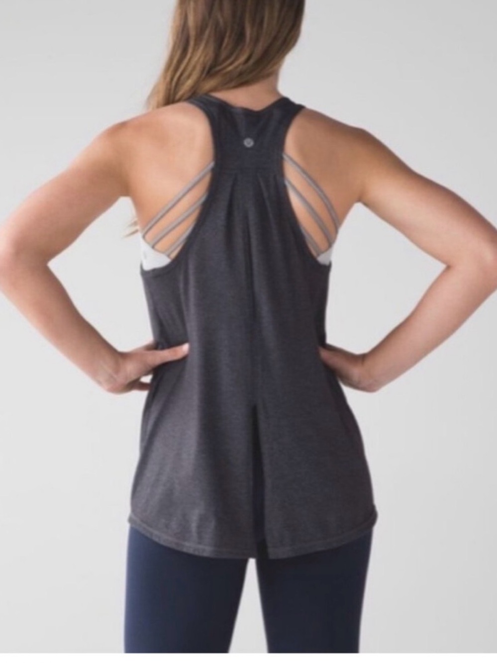 lululemon salute the sun Racerback Tank. Optional tie back